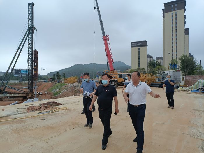 市人民政府副市長鄒正光視察指導(dǎo)新天名府二期項目疫情防控工作