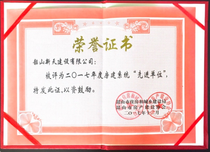 2017年先進(jìn)單位