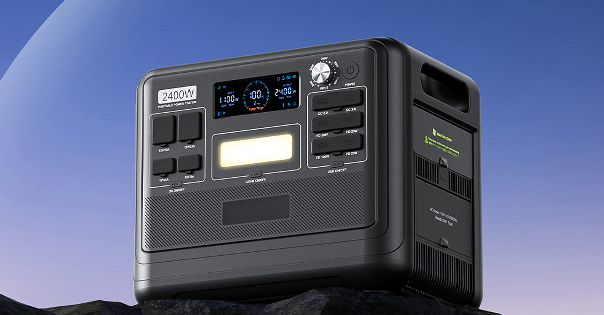 Portable Power Station F2400( (2400W, 2048Wh)
