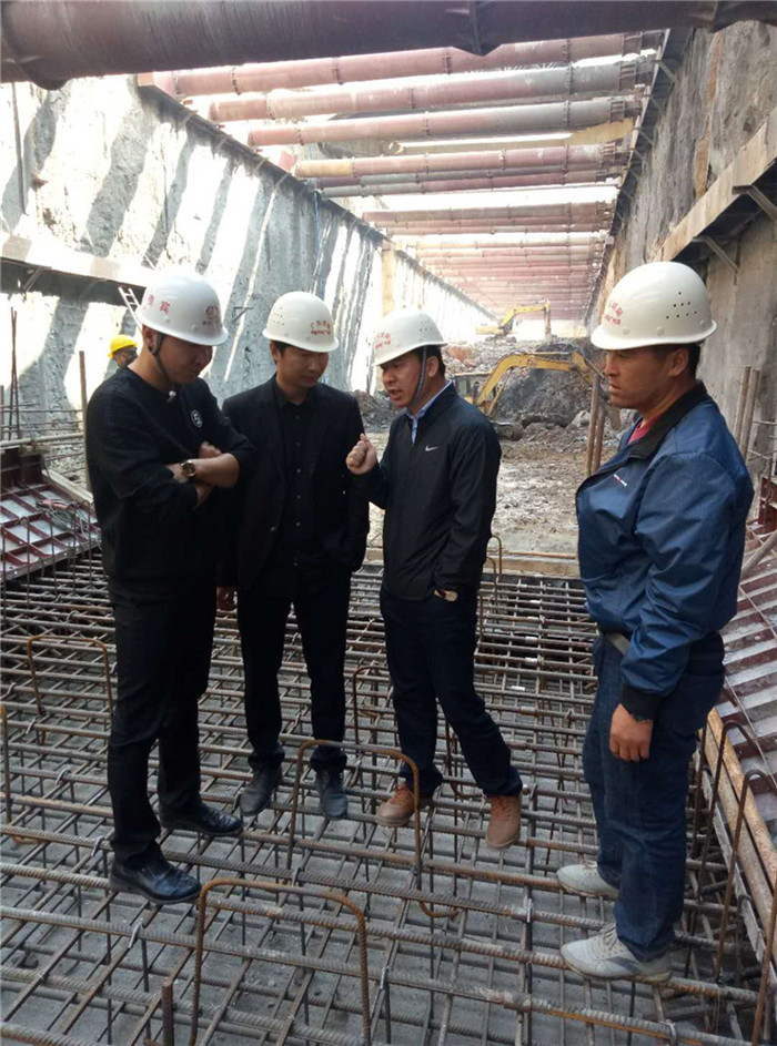 公司领导考察新白广城际铁路花都项目
