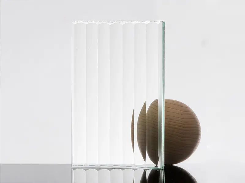 Embossed glass