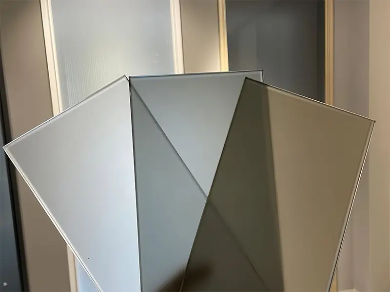 Oil, jade, frosted glass