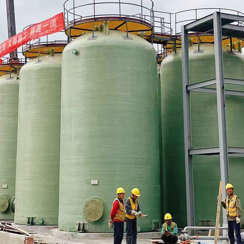 FRP Vertical Flat Bottom Storage Tank