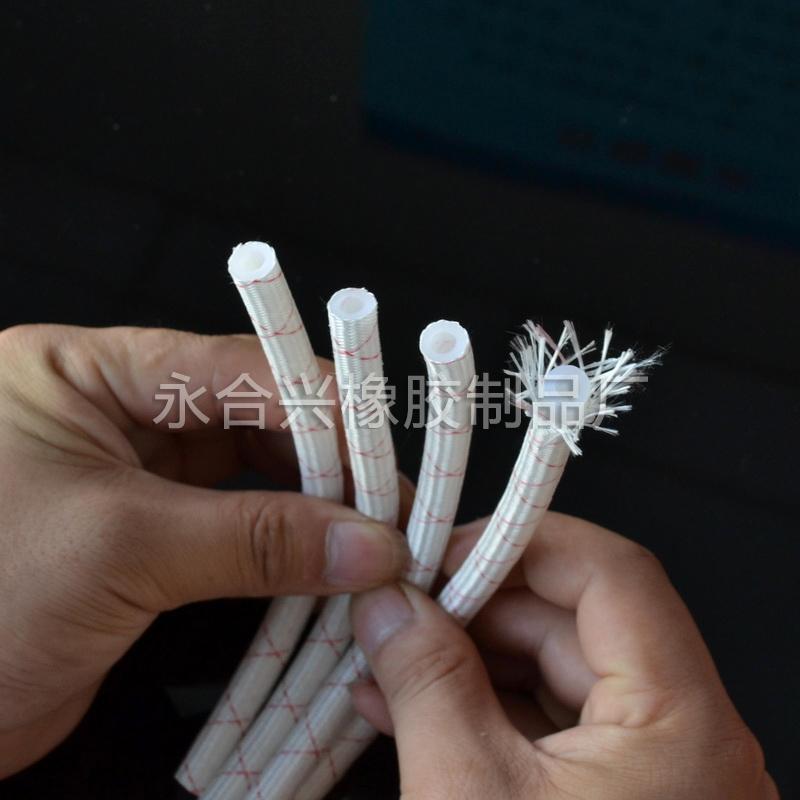 Braided silicone tube 4*8
