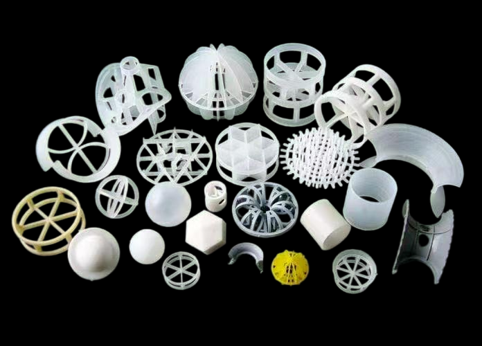 Plastic random packing