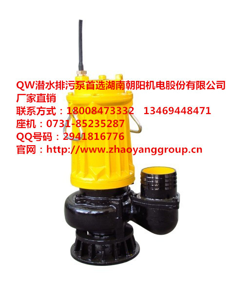 湖南某電廠(chǎng)采購湖南朝陽(yáng)牌QW潛水排污泵應對汛期