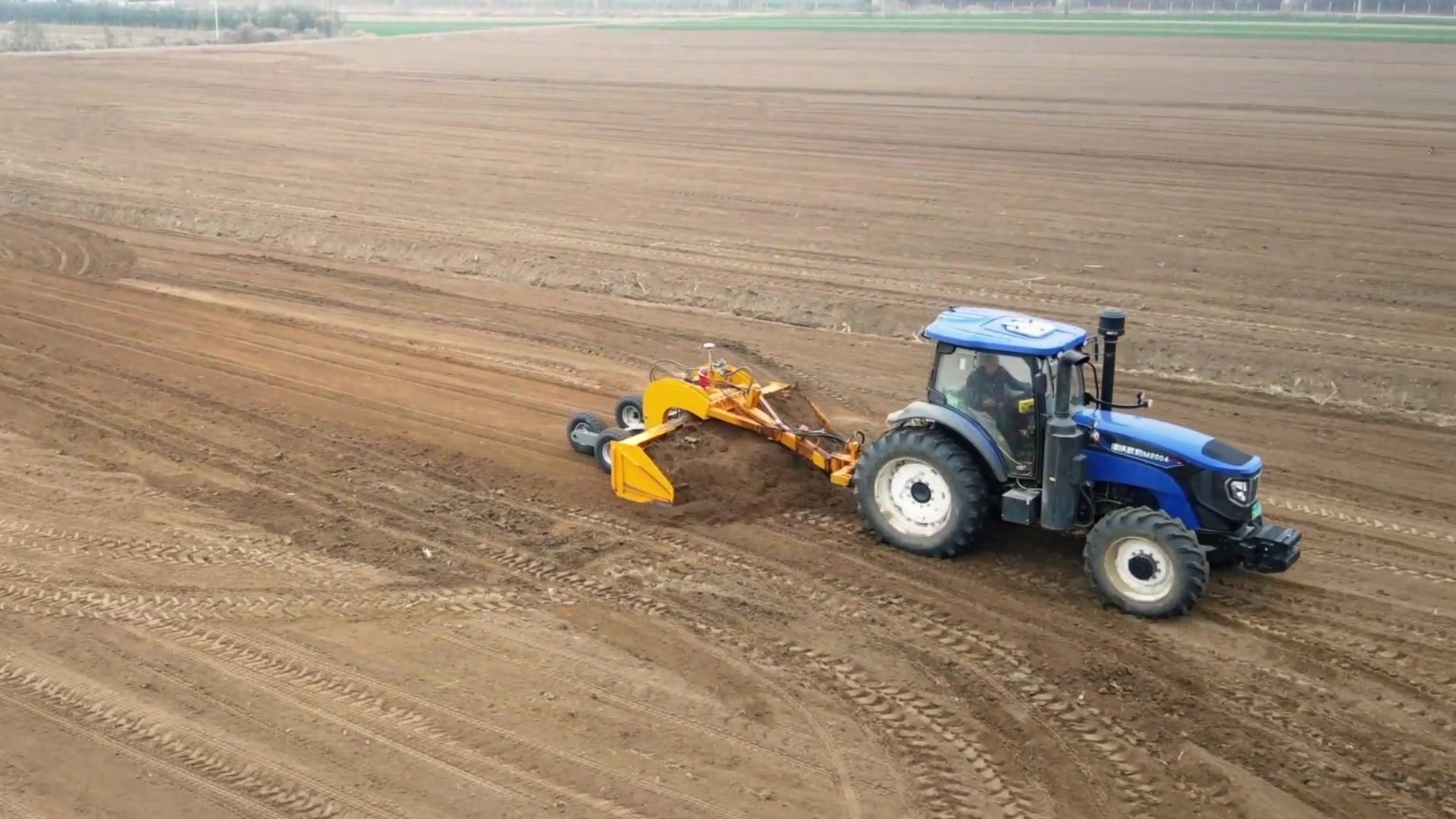 Satellite Land Leveling System