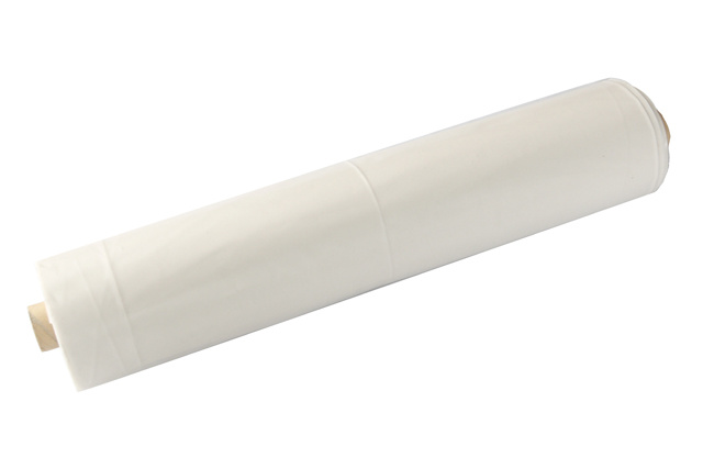 White architectural membrane (6mil 10ftX100ft black cardboard box)