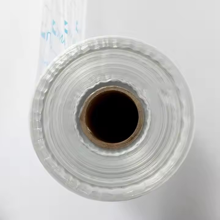 Printed laundry plastic packaging rolls for clothes storage