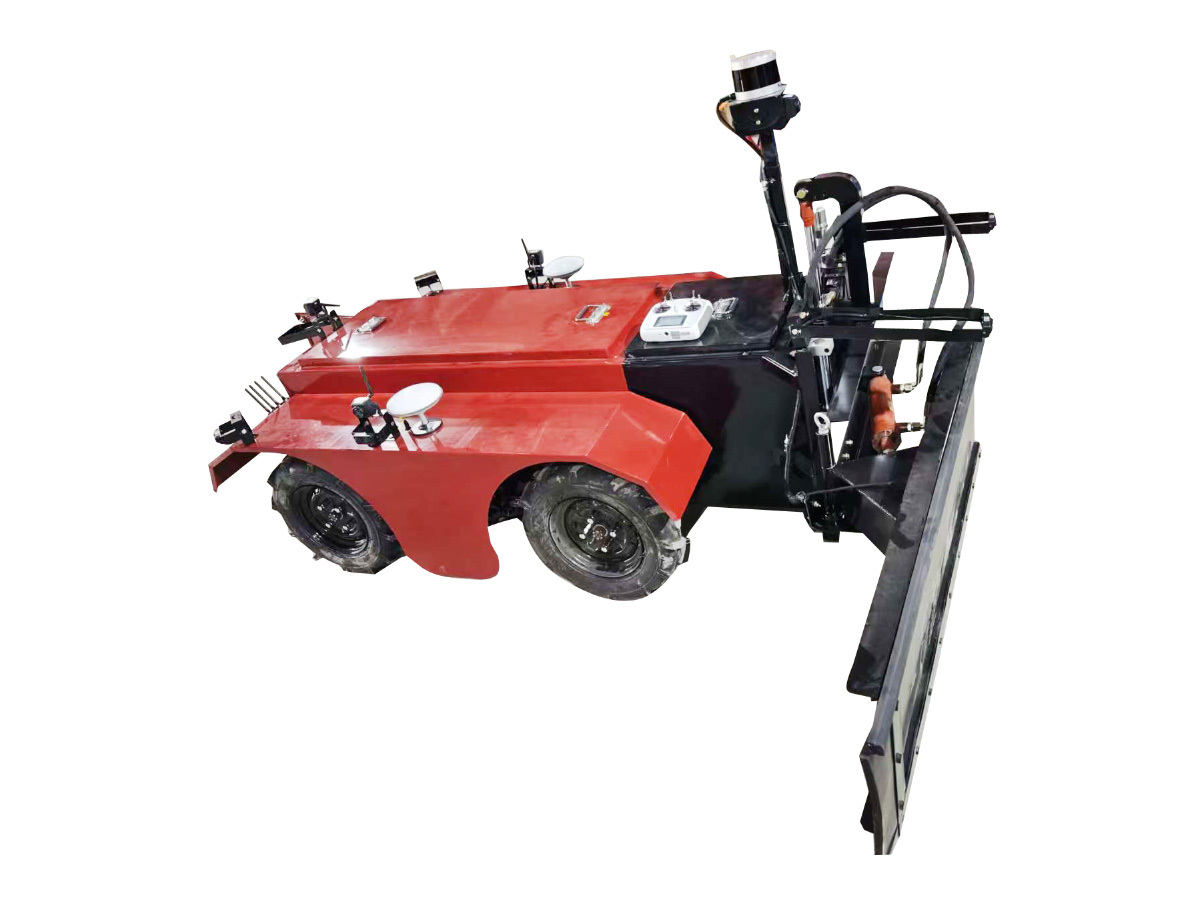 New-energy electric unmanned material-handling and mixing machine