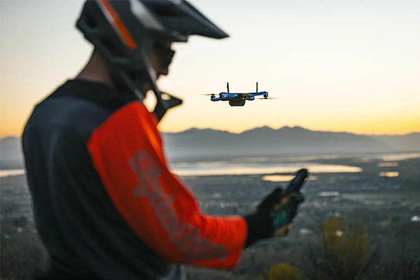 The meteorological department uses advanced drone technology to monitor weather changes in all directions