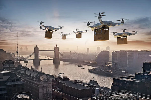 The new series of large-load transport drones are launched