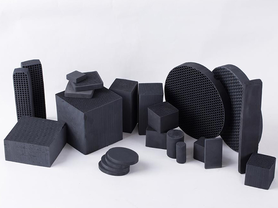 How does activated carbon play an adsorption role?