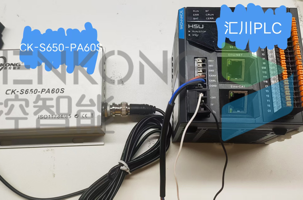 晨控CK-S650-PA60S与汇川H5U系列PLC配置MODBUS RTU通讯连接操作手册