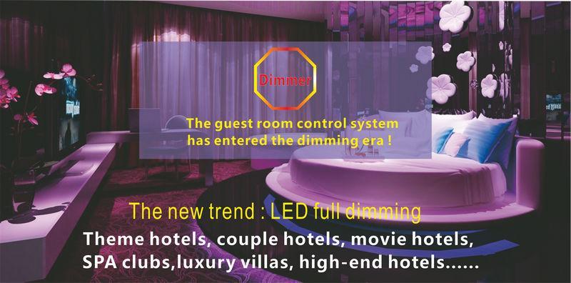 Features of the VN6000LED Fully Dimmable Hotel Guest Control System