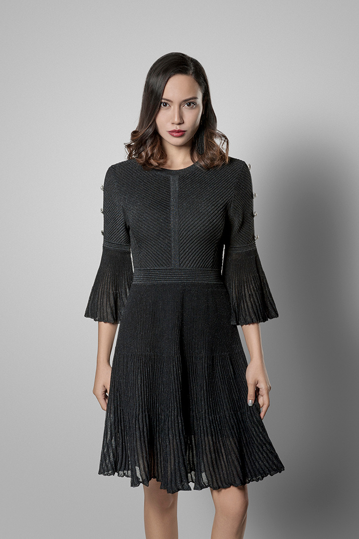 JACQUARD DRESS