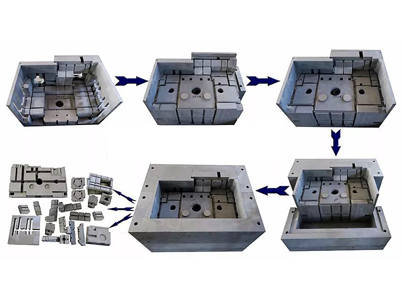 Graphite mold for cemented carbide
