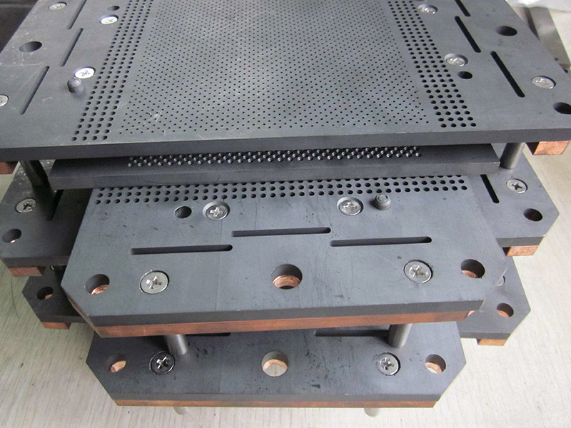 Electronic sintered graphite mold