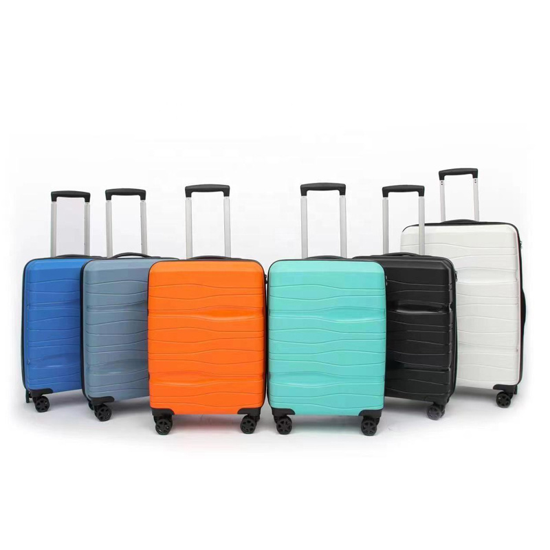 20/24/29inch 3pcs 4pcs Set SKD Ckd Semi Finished PP Polypropylene Luggage