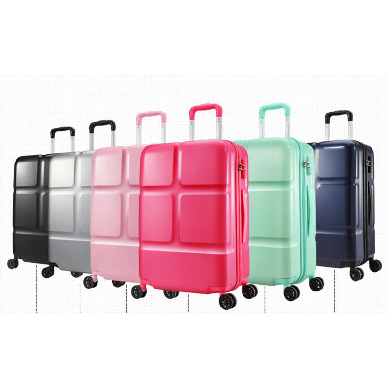 Custom Famous Brand Designer Luggage PC Trolley Bags Hard Case Waterproof 3pcs Suitcase Set