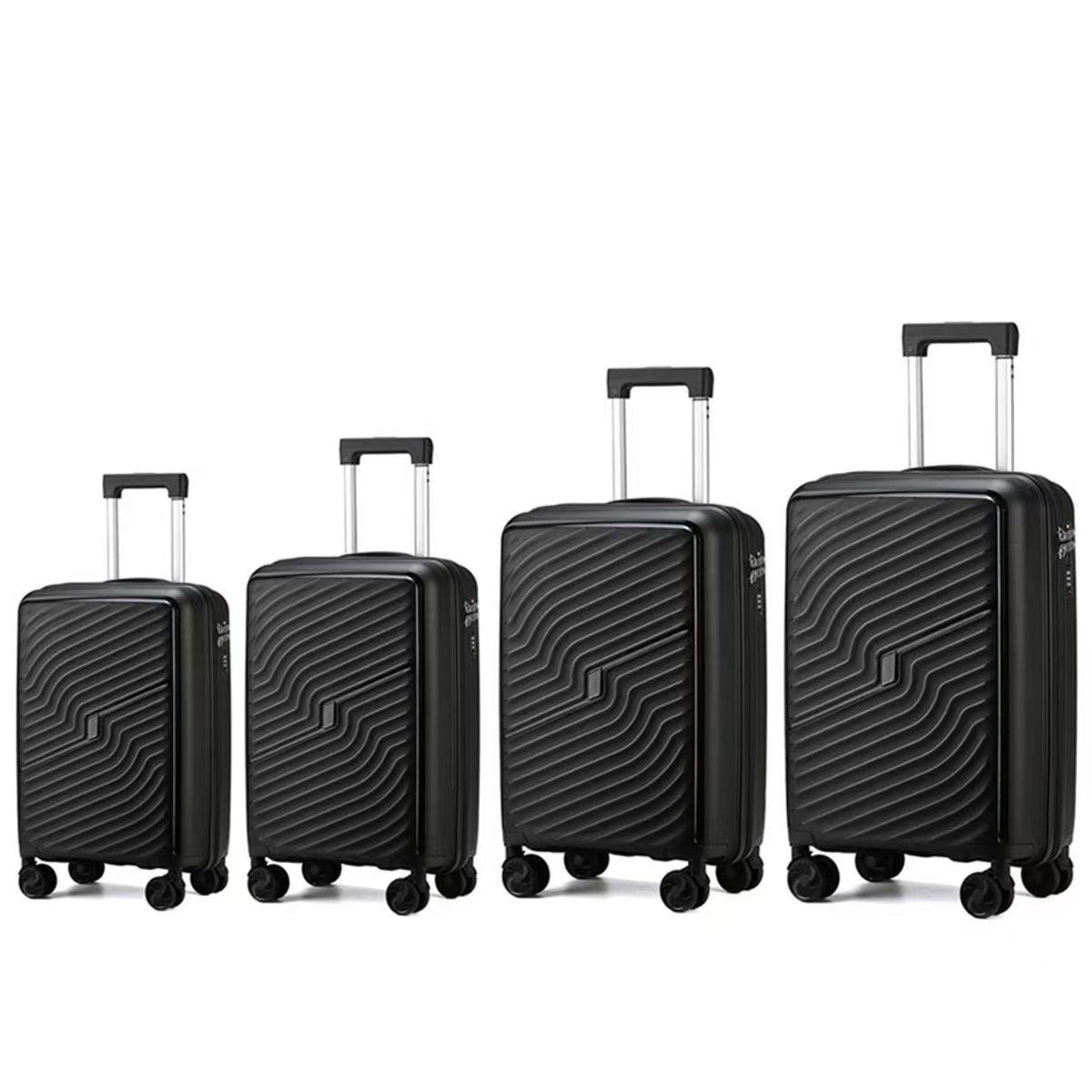 New Design Modern PP Trolley Luggage Sets High Quality PP Suitcase for Long Distance Trip Unisex PP Luggage Sets for Outdoor