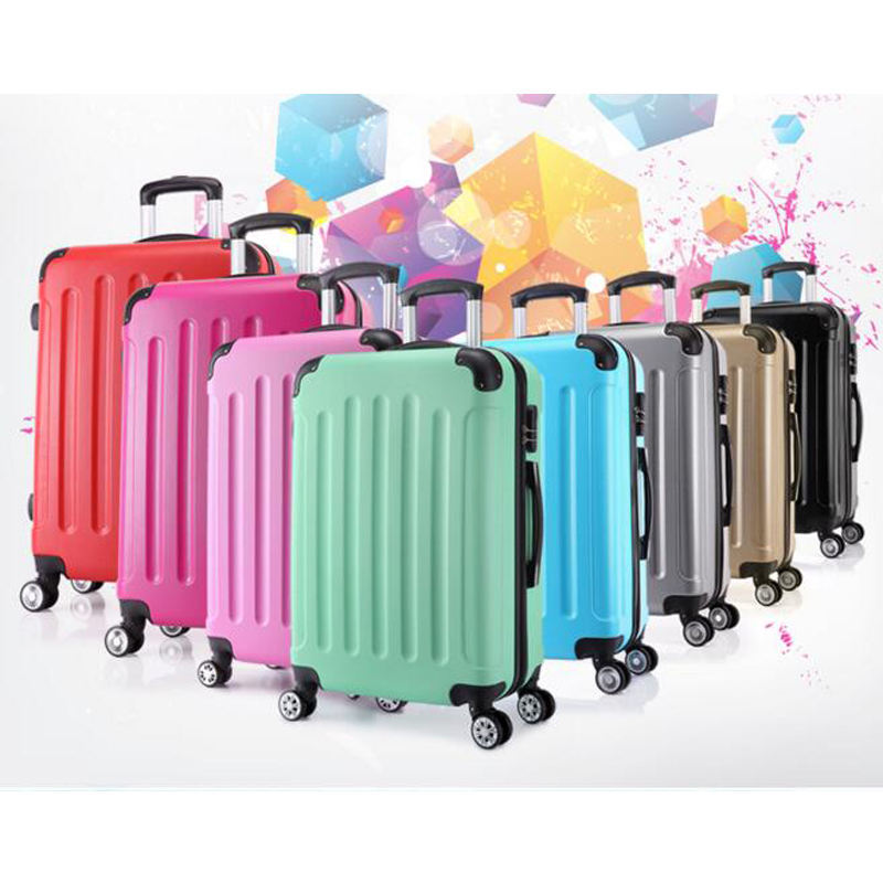 Colorful Travel Zone Travel Trolley Luggage Carry on Boarding Luggage