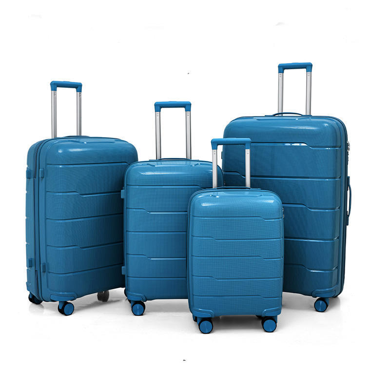 2025 NEW Factory Sell PP Trolley Luggage Luxury Carry-On Suitcase Mute Wheel Soft Handle 20 24 28 32inch 4pcs Luggage Sets
