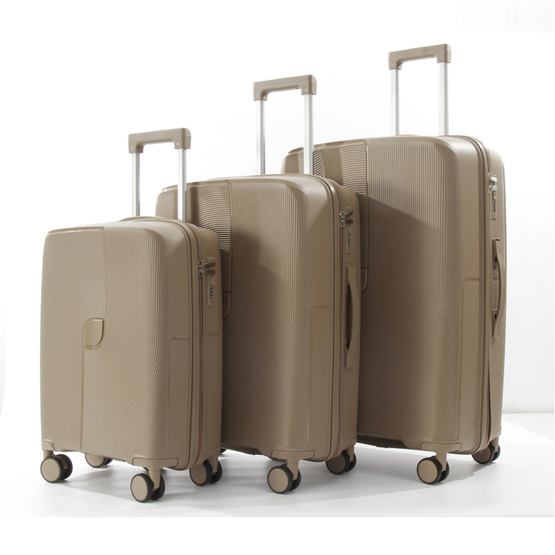 Hot Sale Pp Material Trolley Travel Luggage Suitcase Wholesale Travel Luggage Bag Set