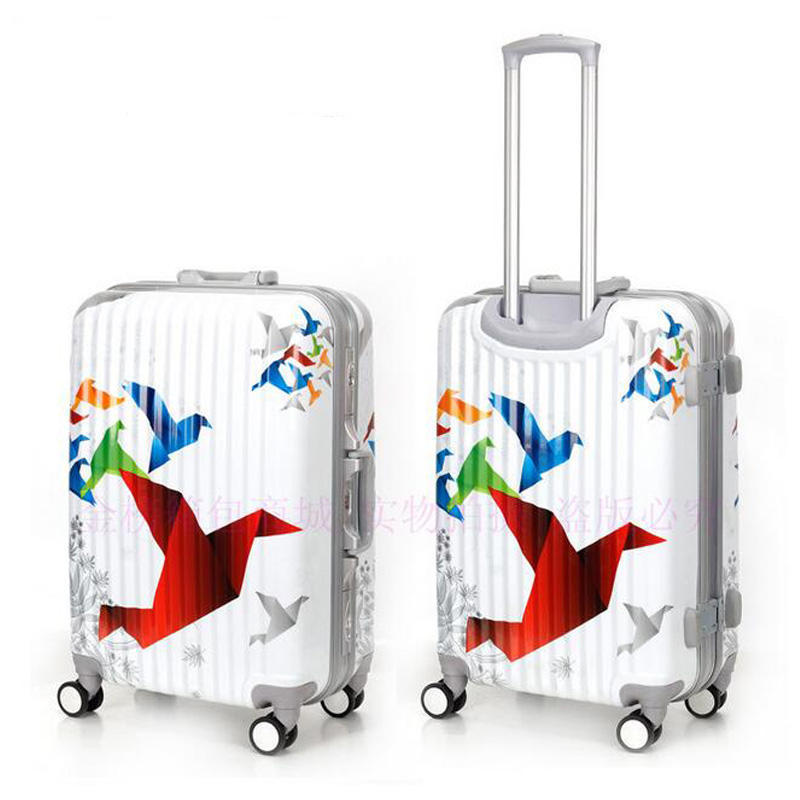 2025 Trending ABS PC Film Bags Colorful Design Travel Trolley Luggage with Cheap Price High Quality Suitcase for Holiday Travel