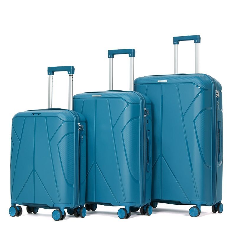 Large Capacity Unisex Travel Trolley Luggage Manufacturer Factory's PP Zipper Suitcase Travel Suitcase Luggage