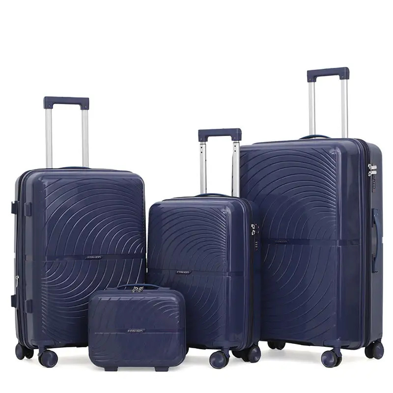 New Innovation Custom Travel Bags Trolley Soft Handle 3pcs 20 24 28 High Quality Luggage for Unisex Luggage PP Luggage