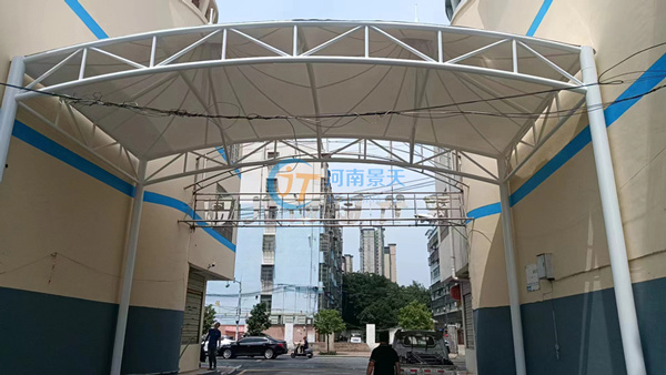 Xinyang Huangchuan Community Gate Membrane Structure