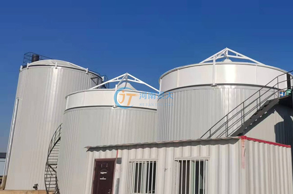 Puyang inverted membrane structure sewage tank