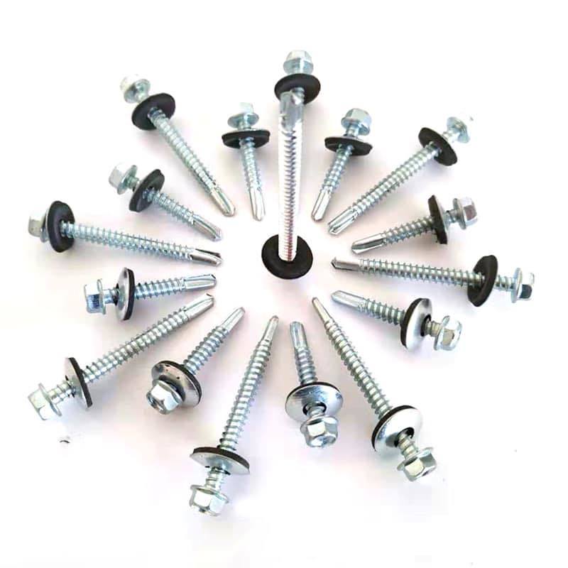 Hex Head Self Drilling Screw With EPDM Bonded Washer