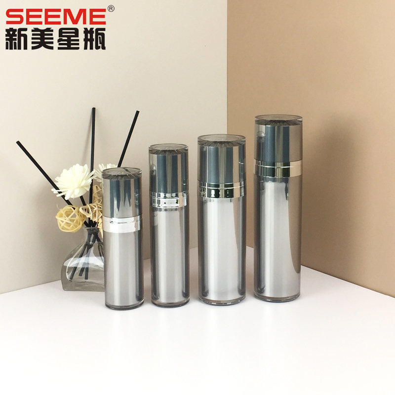 The diamond surface straight round  lotion bottle