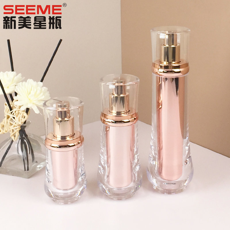 Elegant acrylic bottle