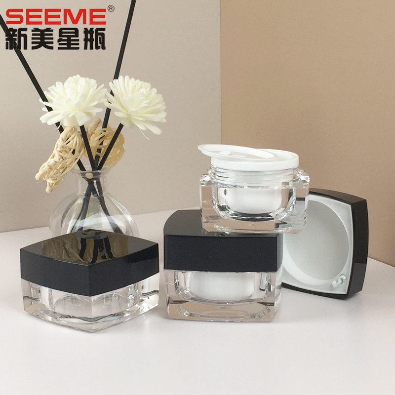 Acrylic Square Cream Jar