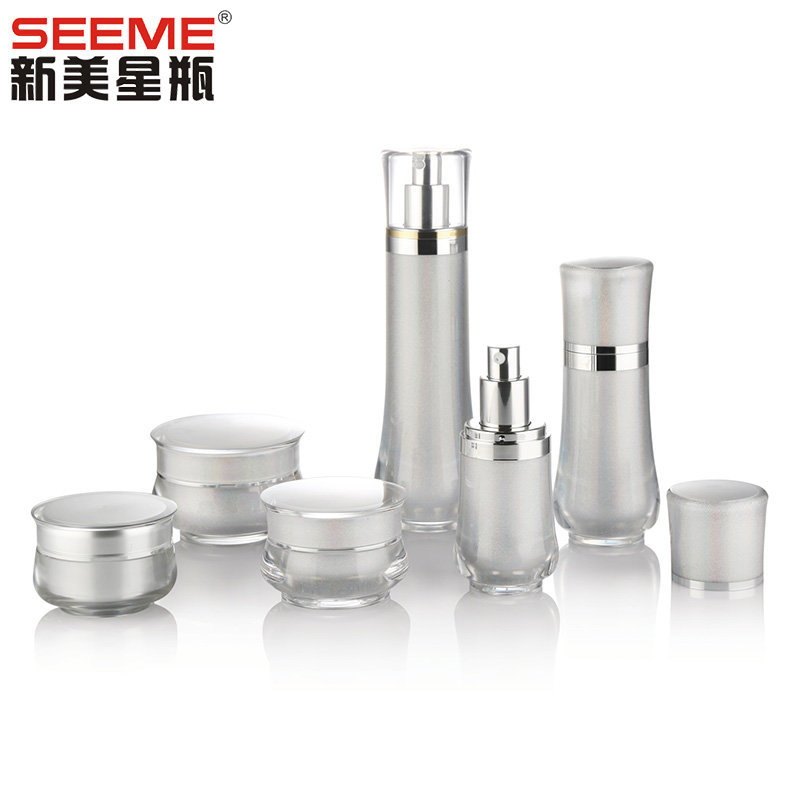 Elegant acrylic jars and bottles