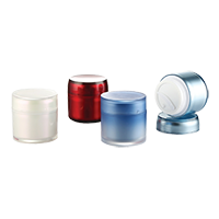 Double walled cream jar