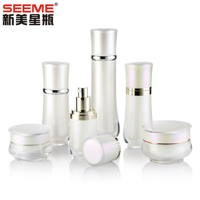 Elegant acrylic jars and bottles