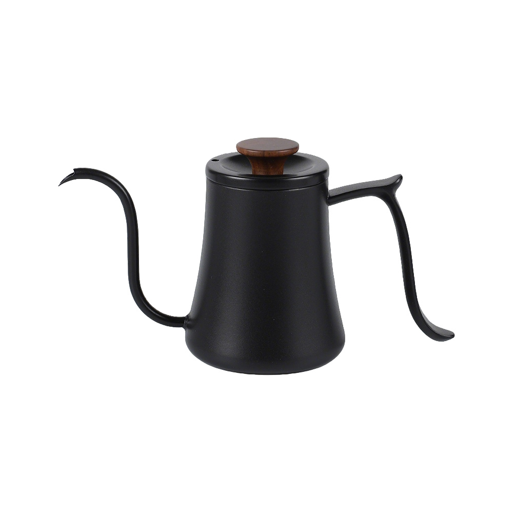 Black Pour-Over Gooseneck Kettle