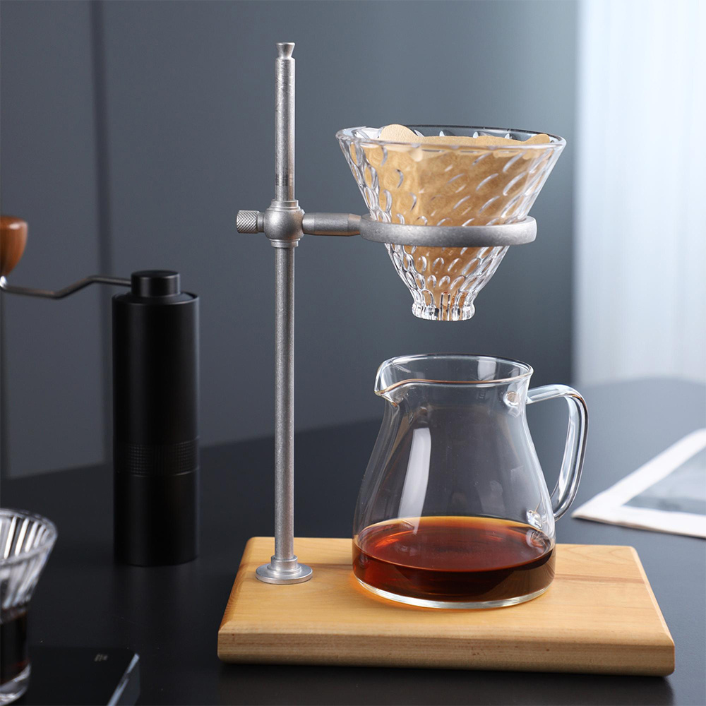 Leather Coffee Drip Stand