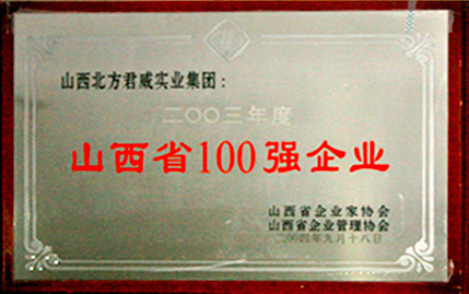 山西省100強企業(yè)