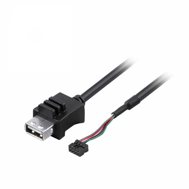 USB 2.0 A Female to 2*4P Housing Cable