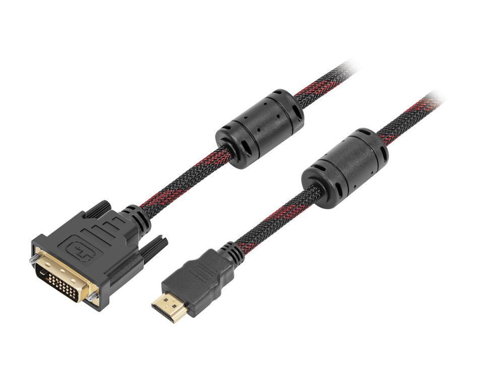 DVI (24+1)P Male to HD A Type Male Cable