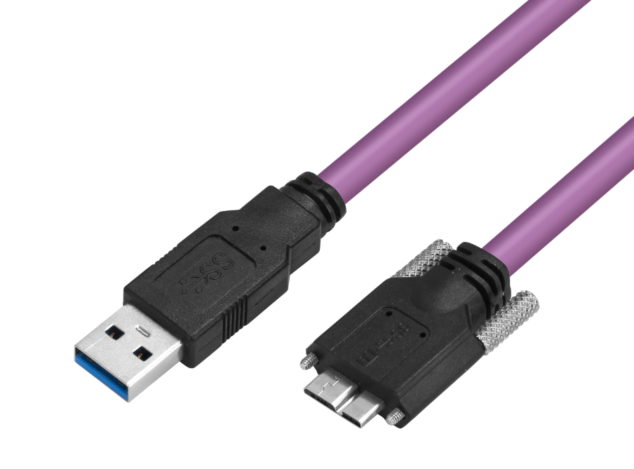 USB 3.0 A Type Male to Micro B Type Male with Screws Cable