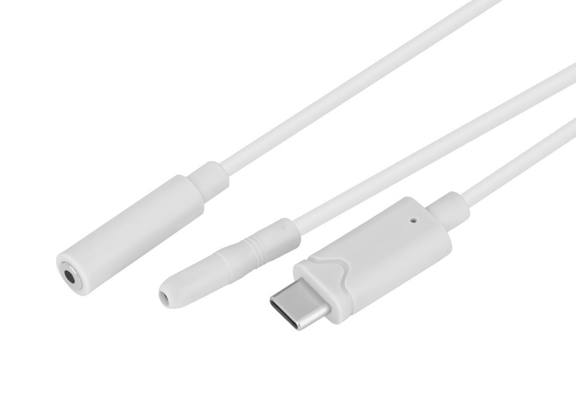 DC 2.5mm Female to USB 3.1 Male + 1P 2.0mm Female Cable