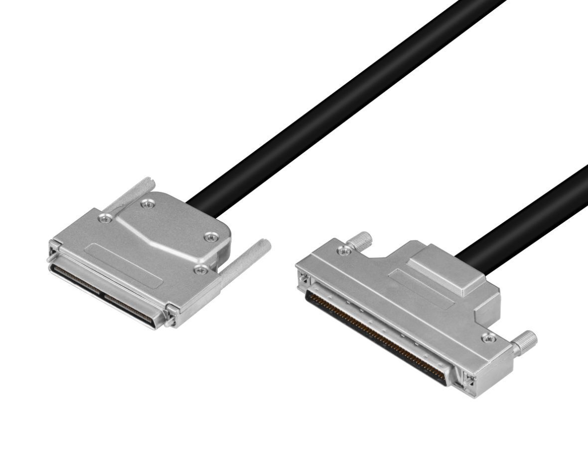 SCSI-II 68P Male to VHDC 68P Male Cable