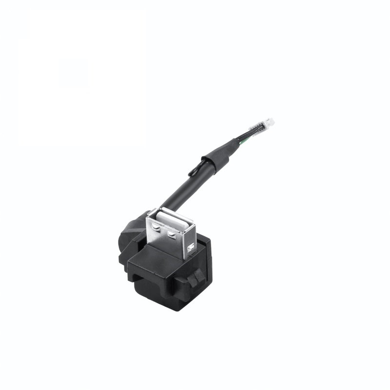 USB 2.0 A Female 90° to 5P Housing Cable