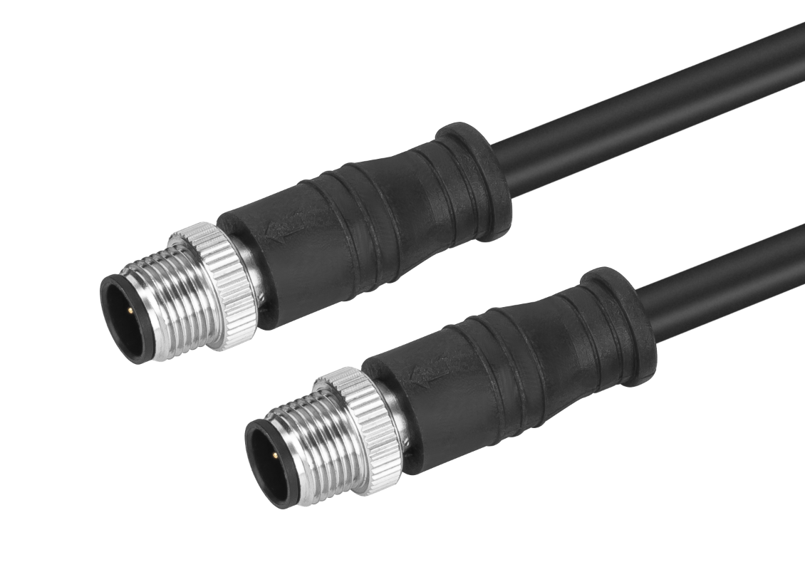 M12 Male to Male Cable
